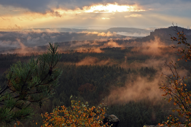 Blick auf den Pfaffenstein